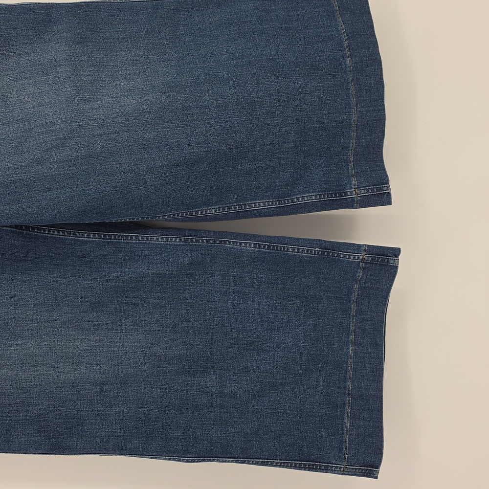 SPANX Every Wear Cropped Wide Leg Jeans with Patch Pockets Blue Size 1X - Picture 3 of 8